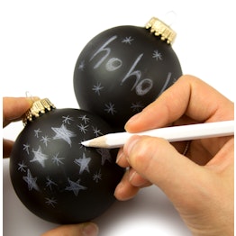 Palline Di Natale Nere Scrivibili Supermagnete It
