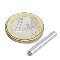 Cilindro magnetico Ø 4 mm, altezza 25 mm