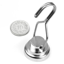 Topfmagnet mit drehbarem Haken