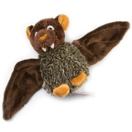 Magnetic plush toys bat brown, with sewn-in magnets