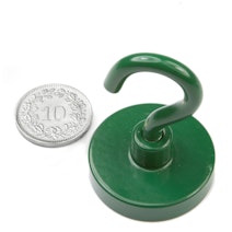 Hakenmagnet grün Ø 32.3 mm