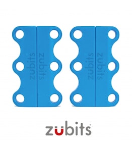 Zubits® S lacci magnetici per le scarpe, per bambini & anziani, azzurri