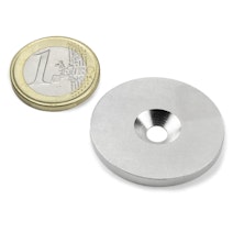 metal discs with countersunk hole Ø 34 mm