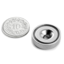 Potmagneet met verzonken gat Ø 20 mm