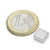 Blokmagneet 8 x 8 x 4 mm, houdt ca. 1,5 kg