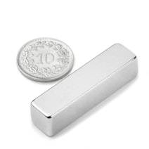 Parallélépipède magnétique 40 x 10 x 10 mm