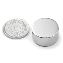 Schijfmagneet Ø 20 mm, hoogte 10 mm
