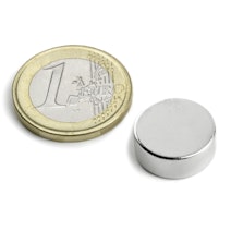 Scheibenmagnet Ø 15 mm, Höhe 5 mm