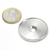 metal discs with an edge and countersunk hole M4