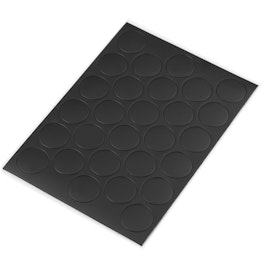 Magnetic dots 'Element Flex Dot' self-adhesive self-adhesive surfaces for magnets, 28 dots, black, not a magnet!