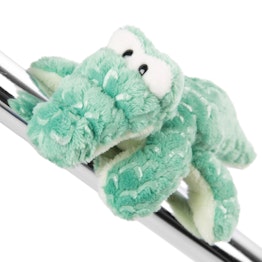 MagNICI animaux magnétiques en peluche crocodile Croco McDile, avec des aimants cousus à l'intérieur, environ 12 cm