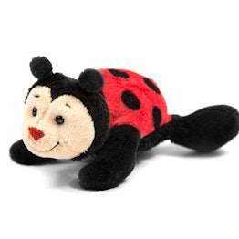 Magnetic plush toys ladybird, with sewn-in magnets