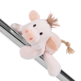 MagNICI plush magnetic animals pig Pigwick, with sewn-in magnets, approx. 12 cm