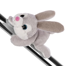 MagNICI animaux magnétiques en peluche lapin Fynn Fluffy, avec des aimants cousus à l'intérieur, environ 12 cm