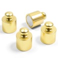 Fridge magnets 'Balance' brass-coloured  max. load on the wall 400 g, set of 4