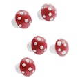 Mushroom magnets  mushroom-shaped fridge magnets, set of 5