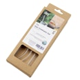 silwy straw set  4 glass drinking straws, 1 cleaning brush