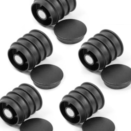 Office magnets 'Boston Xtra' round 25 pieces holds approx. 1,5 kg, noticeboard magnets neodymium, Ø 32,6 mm, set of 25, black