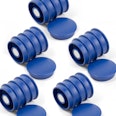 Bordmagneten „Boston Xtra“ rond 25 stuks  houdt ca. 1,5 kg, magneetbord magneten neodymium, Ø 32,6 mm, set van 25, blauw