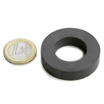 Ring magnet Ø 40/22 mm, height 9 mm, holds approx. 2,7 kg