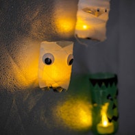 Magnetische Halloweenlichtjes maken