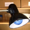 Lampe mit Magnethalterung