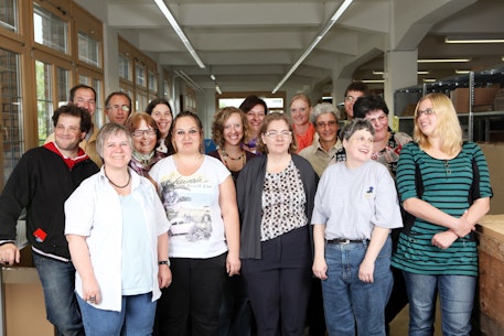 Groepsfoto van de medewerkers van Murghof Groepsfoto van de medewerkers van Murghof